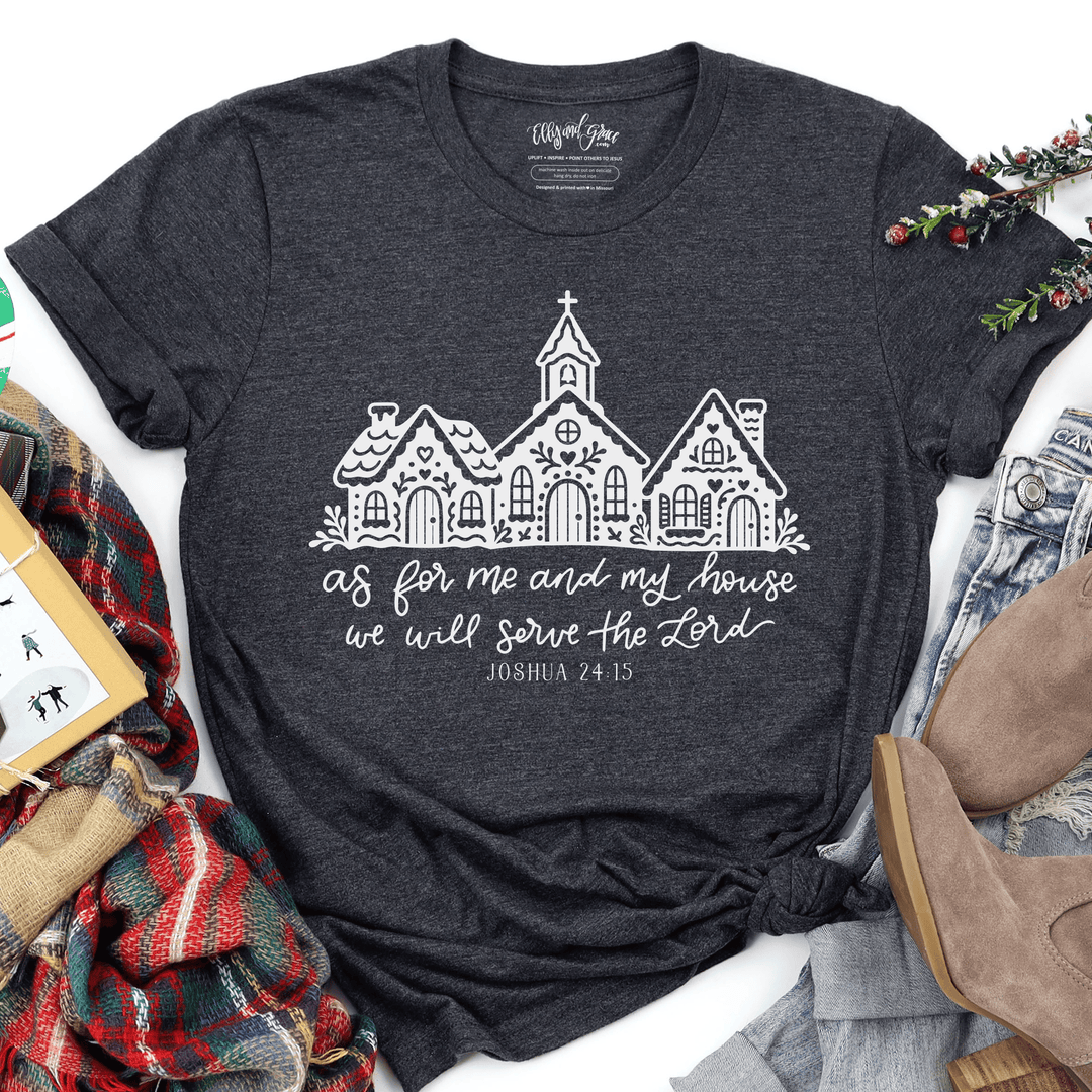 ellyandgrace 3001C As For Me And My House Unisex Shirt