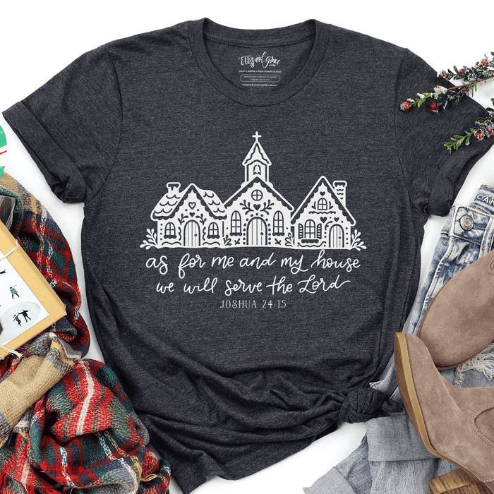 ellyandgrace 3001C As For Me And My House Unisex Shirt