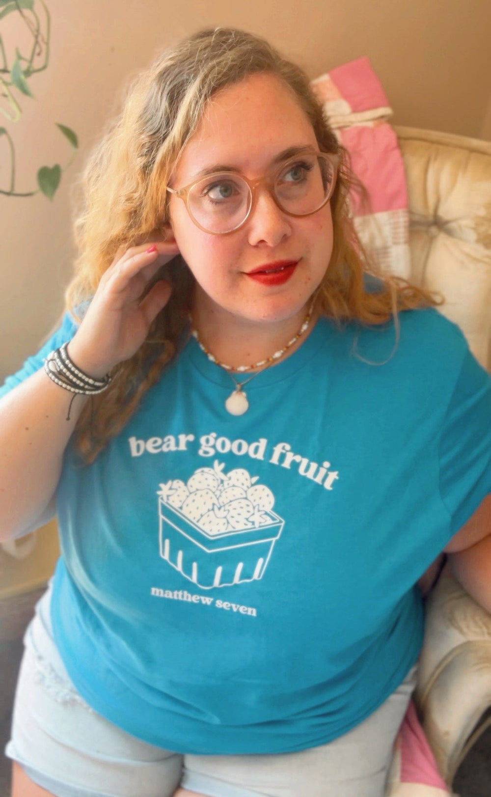 ellyandgrace 3001C Bear Good Fruit Unisex Shirt