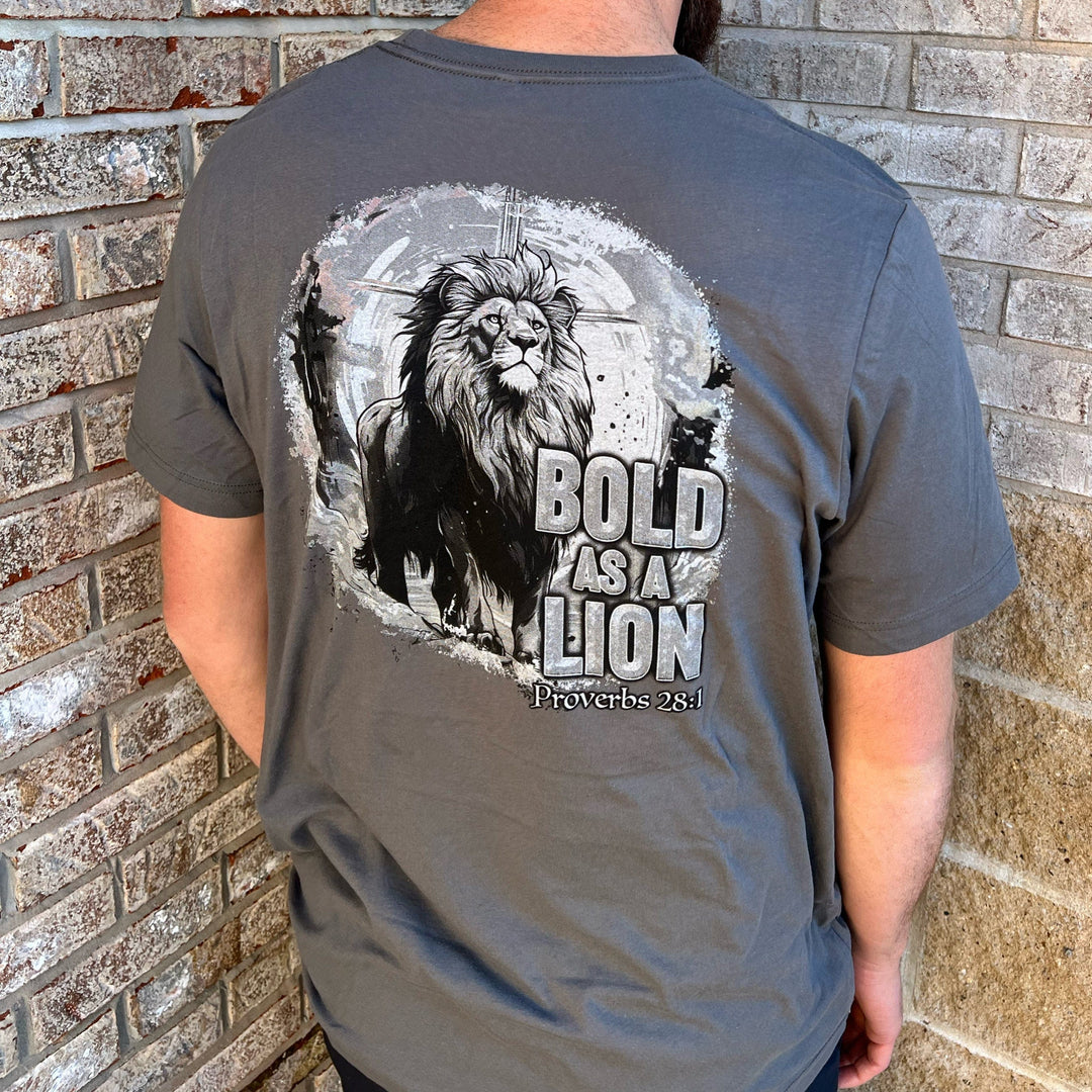 ellyandgrace 3001C Bold as a Lion Men's Multicolor Unisex Shirt