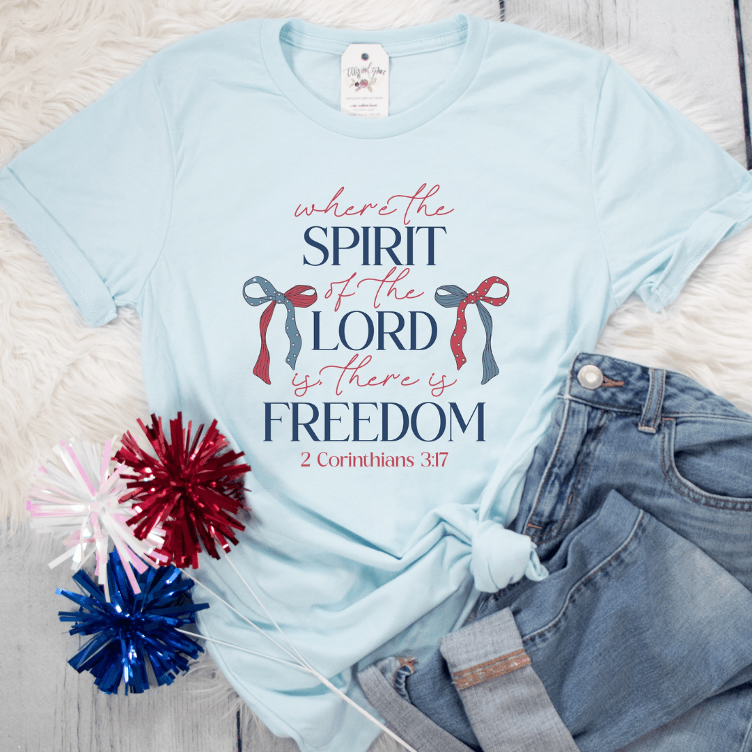 ellyandgrace 3001C Bows Where The Spirit Is Multicolor Unisex Shirt