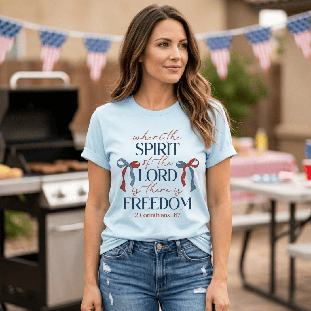 ellyandgrace 3001C Bows Where The Spirit Is Multicolor Unisex Shirt