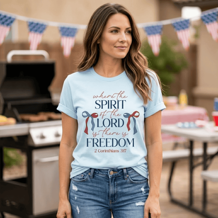 ellyandgrace 3001C Bows Where The Spirit Is Multicolor Unisex Shirt