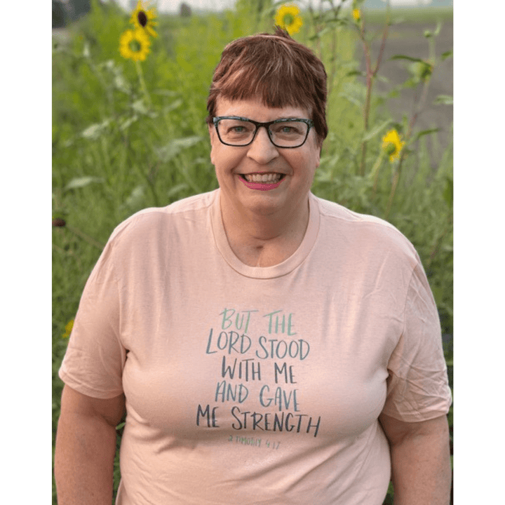 ellyandgrace 3001C But the Lord Stood with Me and Gave Me Strength Unisex Tee