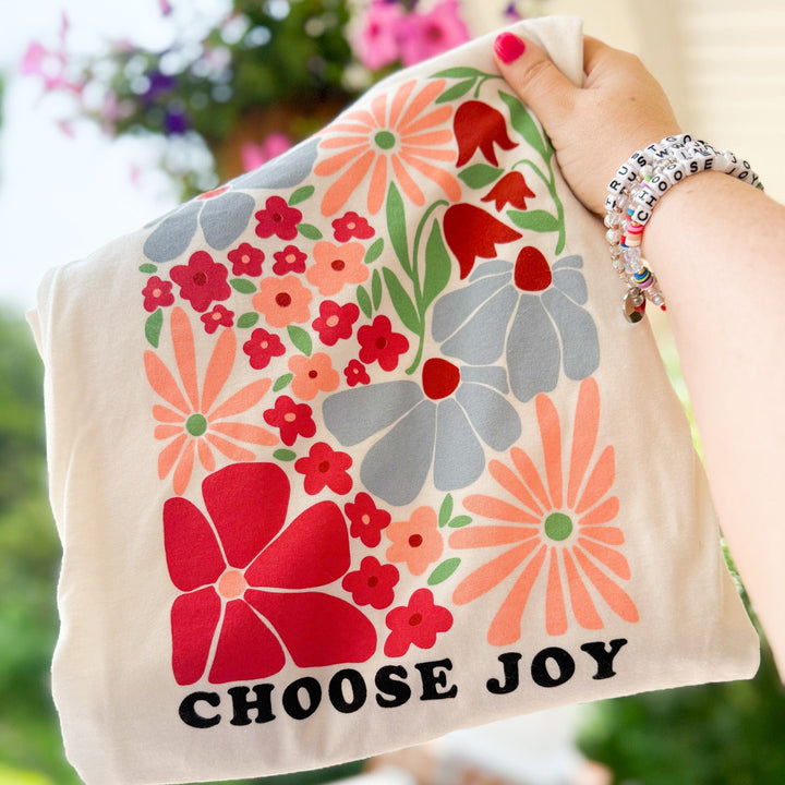 ellyandgrace 3001C Choose Joy Multicolor Unisex Shirt