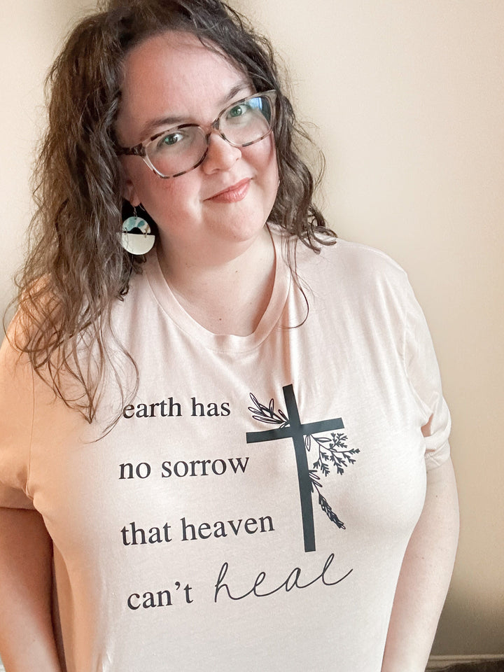 ellyandgrace 3001C Earth has no Sorrow that Heaven Can’t Heal Unisex Shirt