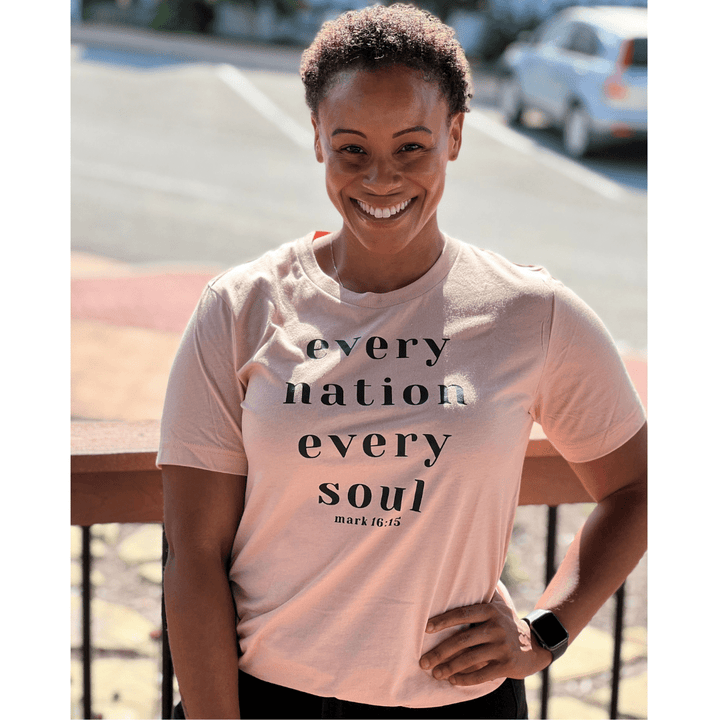 ellyandgrace 3001C Every Nation Every Soul Unisex Shirt