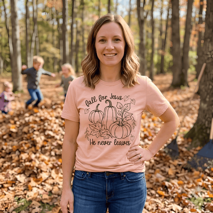 ellyandgrace 3001C Fall For Jesus Unisex Shirt