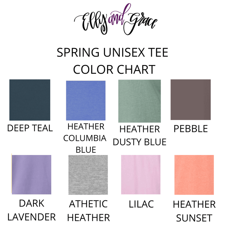 ellyandgrace 3001C Floral Mom Tee Unisex Shirt