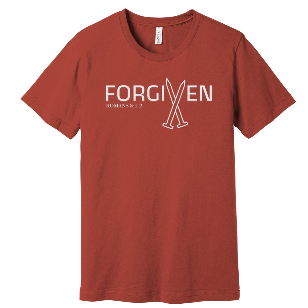 ellyandgrace 3001C Forgiven Men's Unisex Shirt