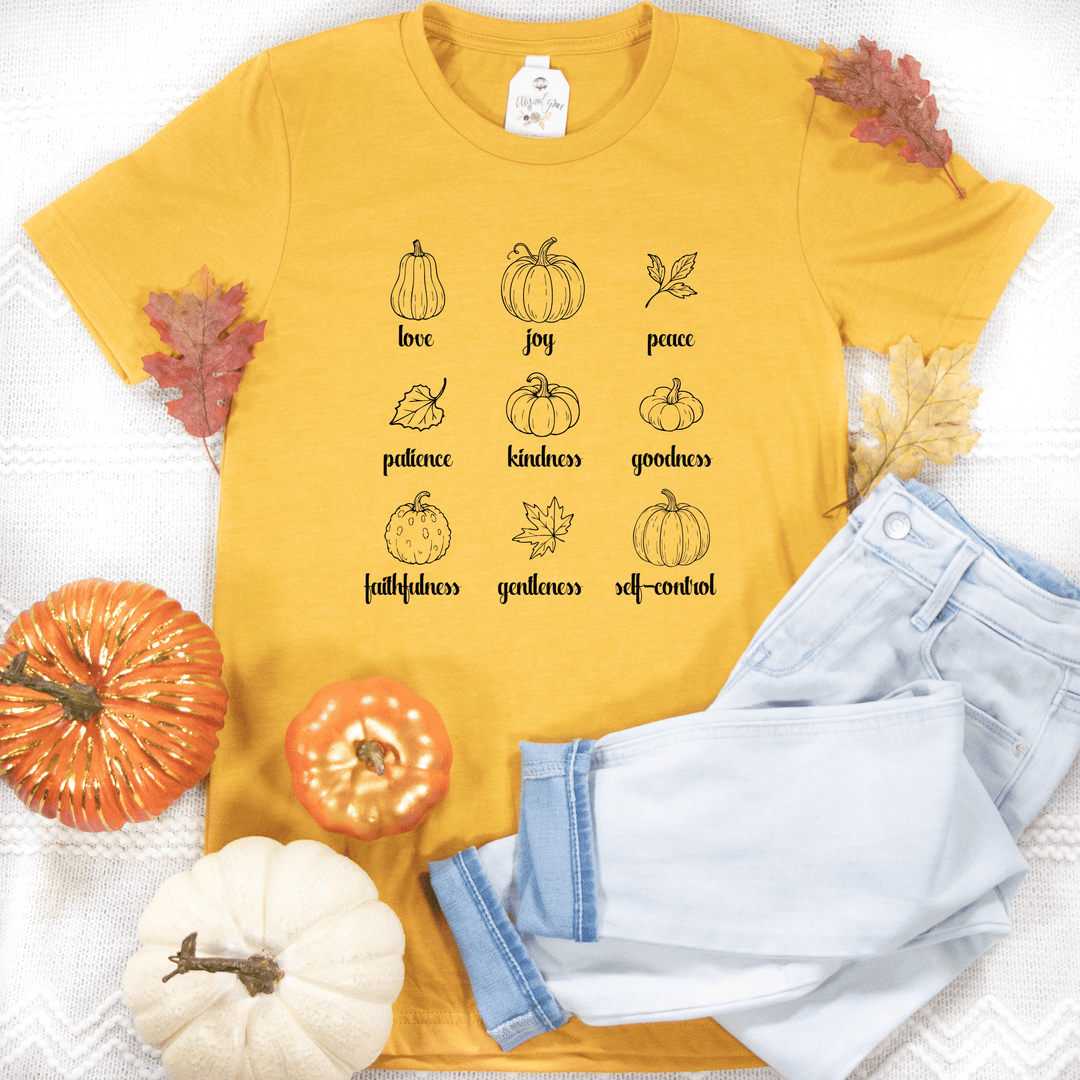 ellyandgrace 3001C Fruit Of The Spirit Pumpkins Unisex Shirt
