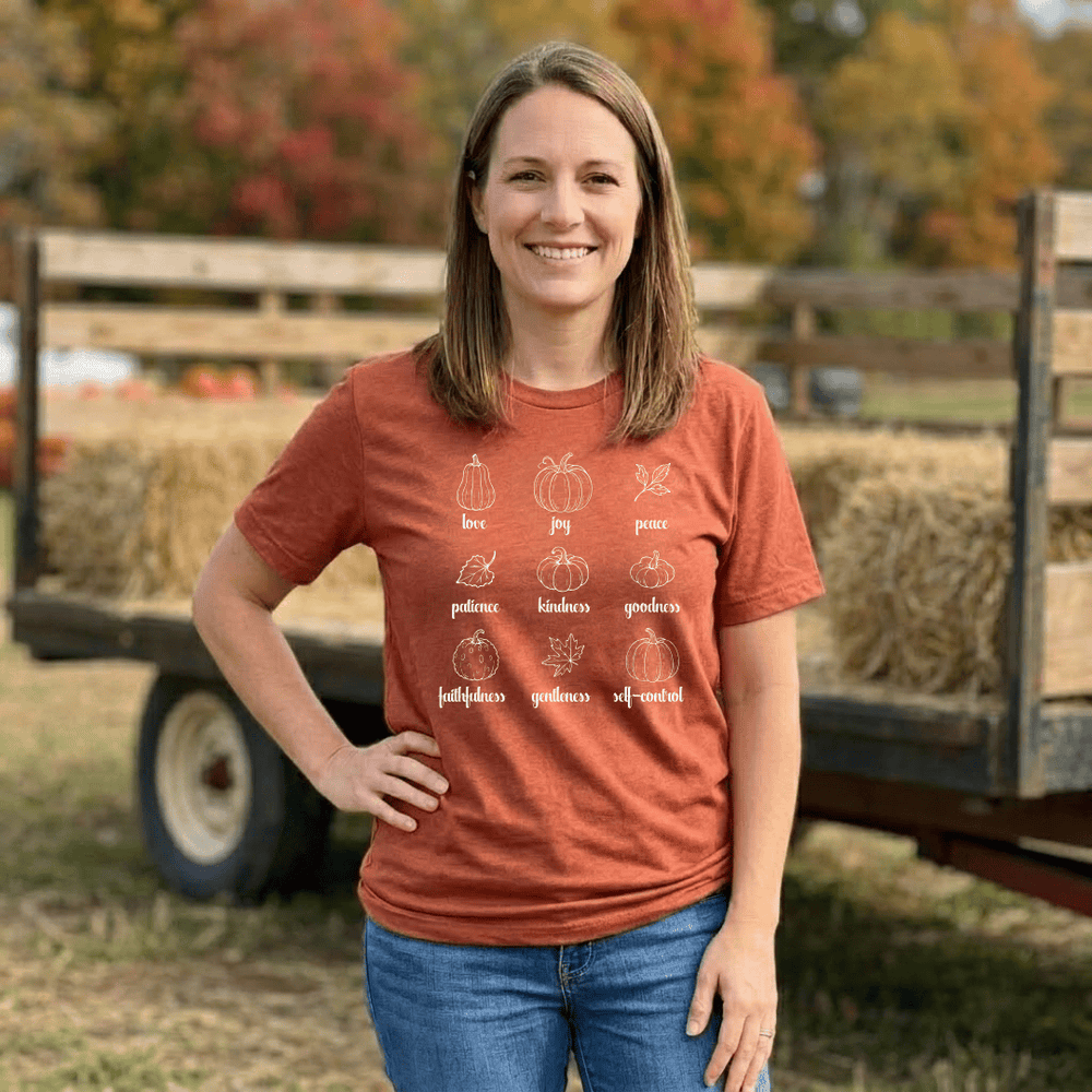 ellyandgrace 3001C Fruit Of The Spirit Pumpkins Unisex Shirt