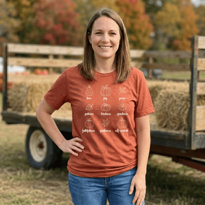ellyandgrace 3001C Fruit Of The Spirit Pumpkins Unisex Shirt