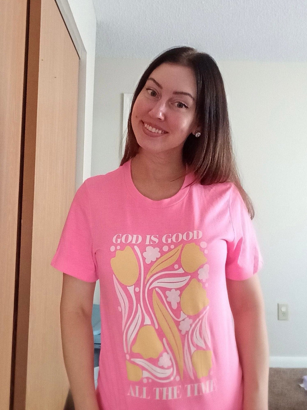 ellyandgrace 3001C God Is Good All The Time Multicolor Unisex Shirt