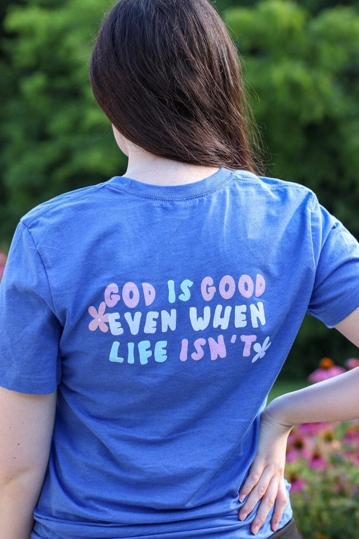 ellyandgrace 3001C God Is Good Multicolor Unisex Shirt