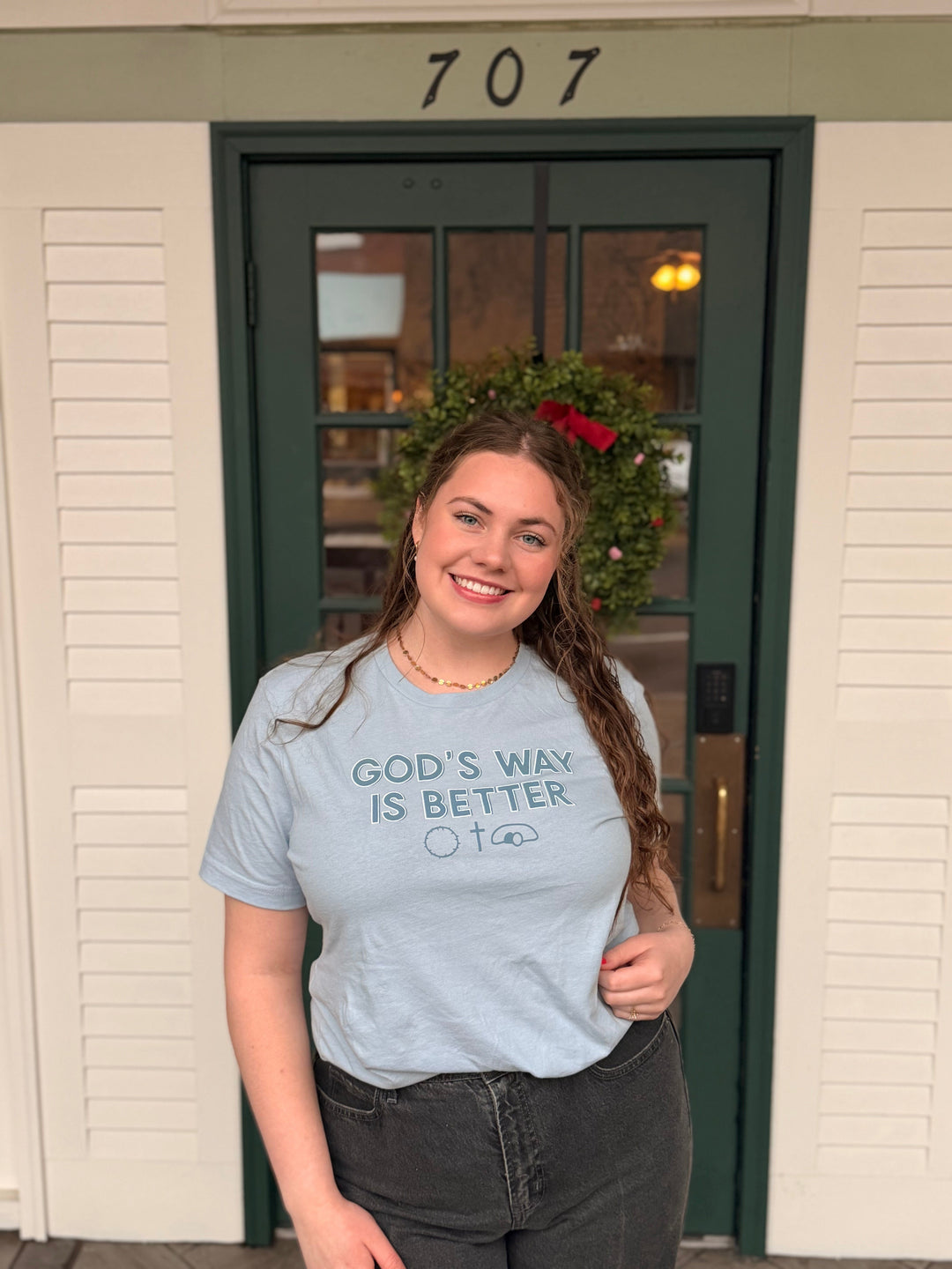ellyandgrace 3001C God's Way Is Better Multicolor Unisex Shirt