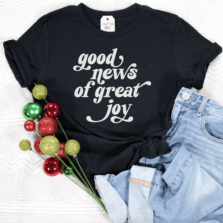 ellyandgrace 3001C Good News Of Great Joy Unisex Shirt
