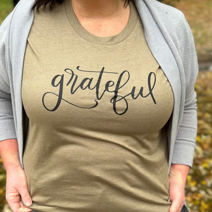 ellyandgrace 3001C Grateful Unisex Shirt