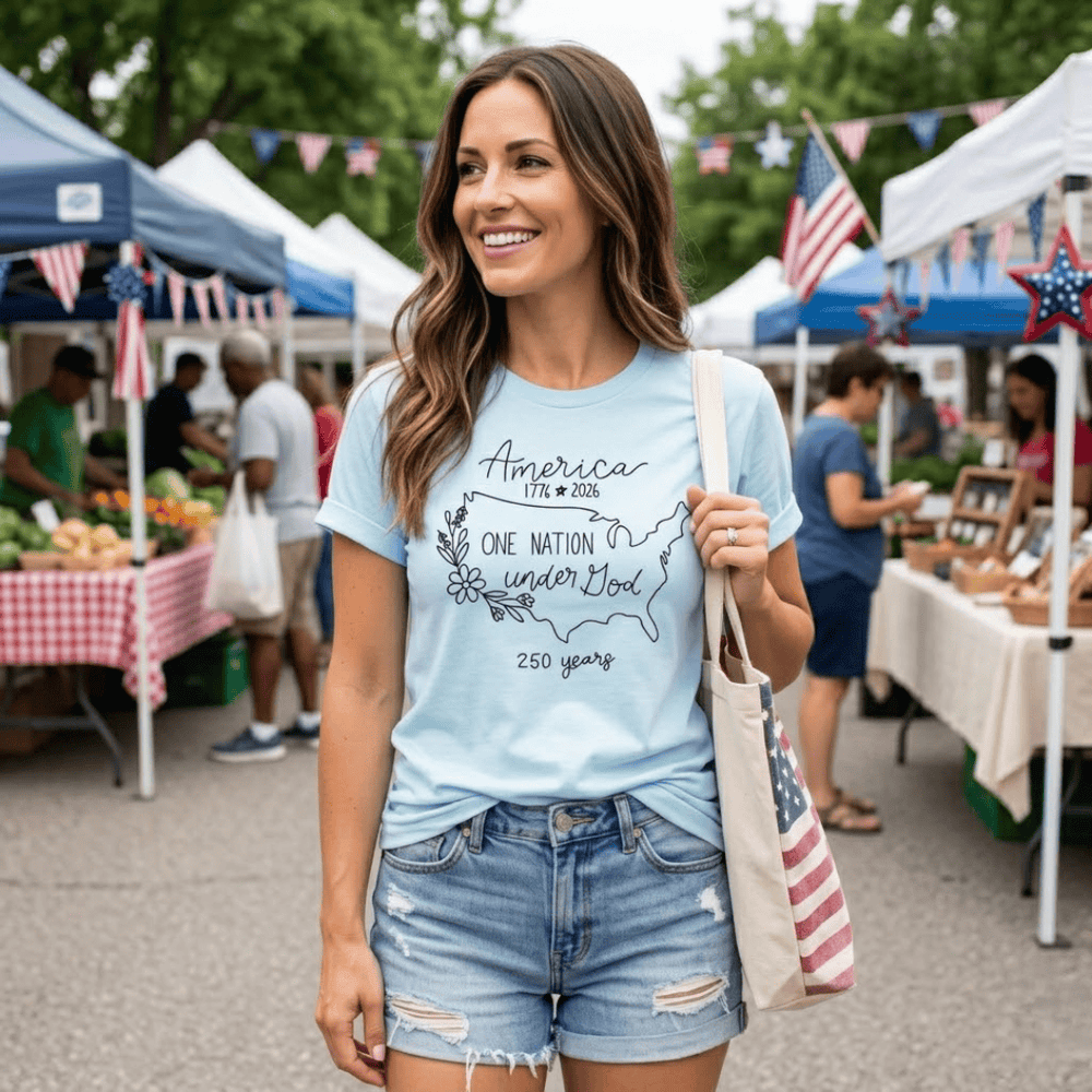 ellyandgrace 3001C Happy Birthday America! Unisex Shirt