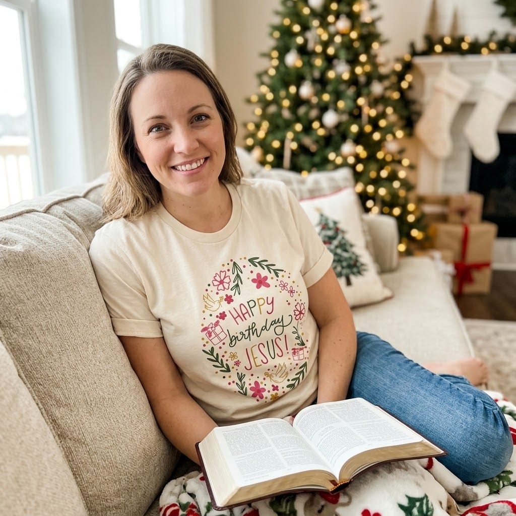 ellyandgrace 3001C Happy Birthday Jesus Multicolor Unisex Shirt