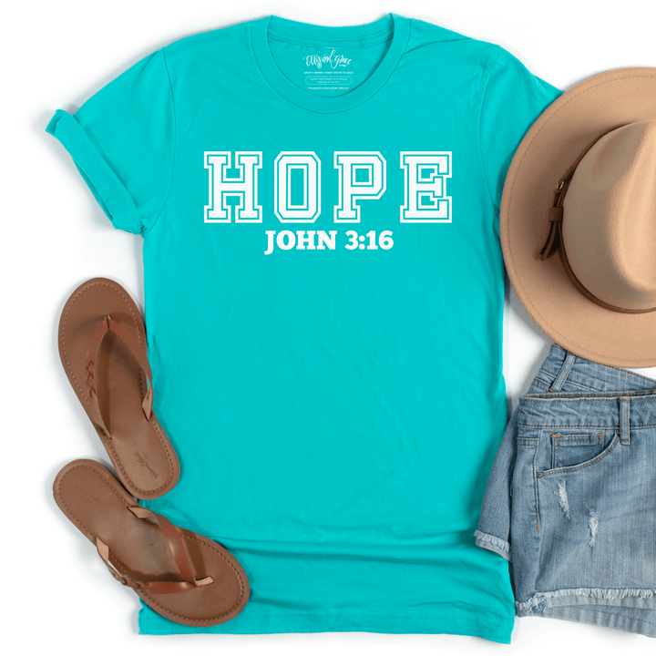 ellyandgrace 3001C Hope Collegiate Unisex Shirt