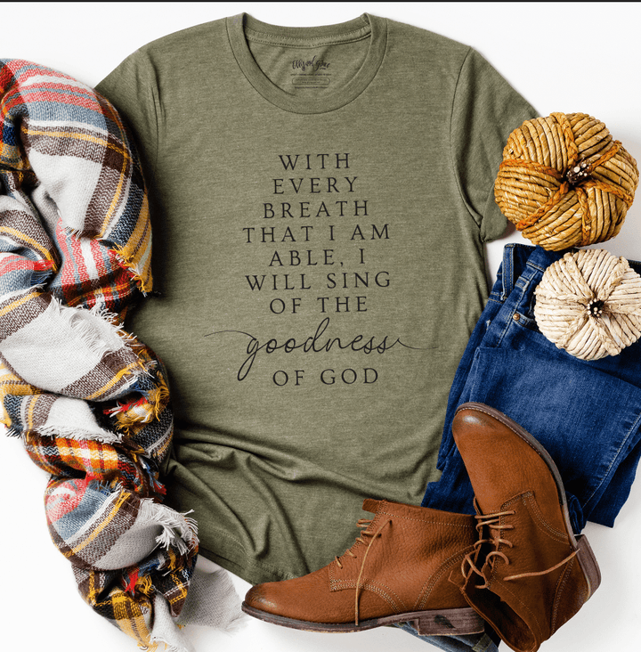 ellyandgrace 3001C I Will Sing Unisex Shirt