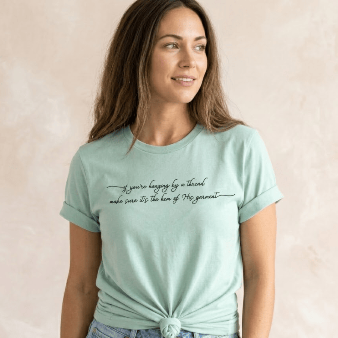 ellyandgrace 3001C If You're Hanging By A Thread Unisex Shirt