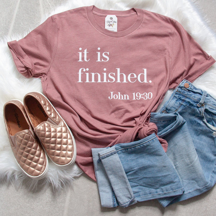 ellyandgrace 3001C It is Finished Unisex Shirt