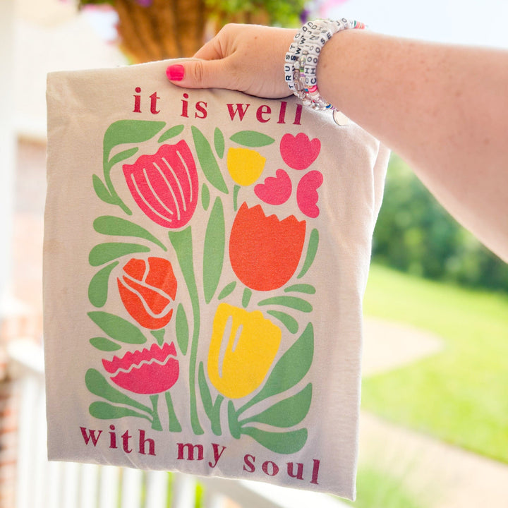 ellyandgrace 3001C It Is Well With My Soul Multicolor Unisex Shirt