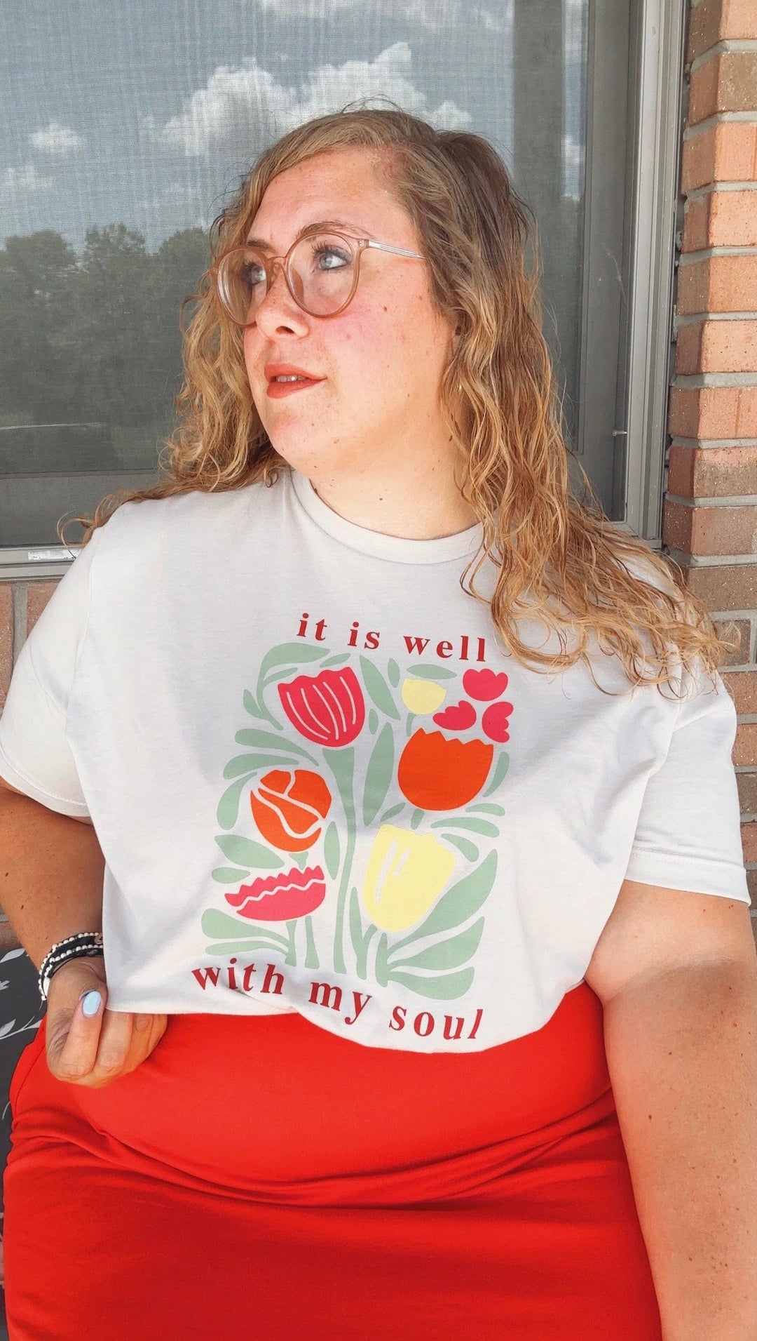 ellyandgrace 3001C It Is Well With My Soul Multicolor Unisex Shirt