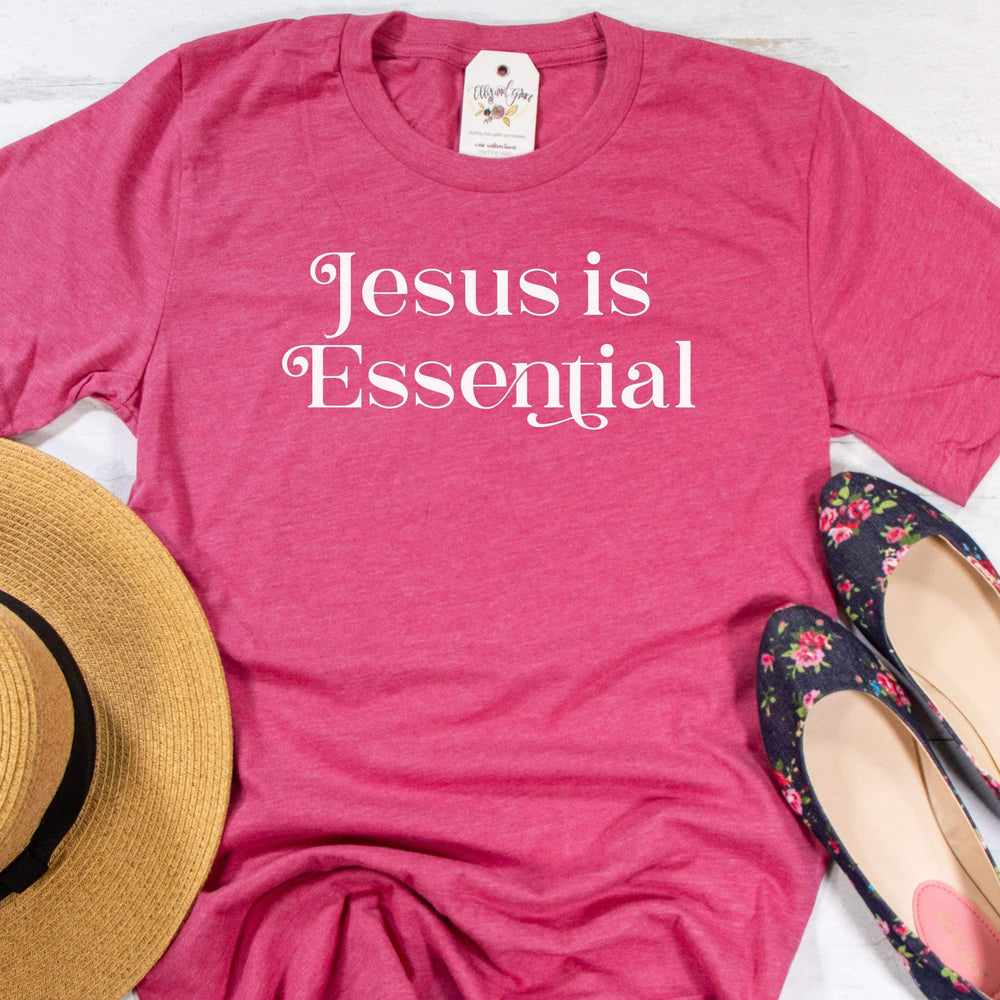 ellyandgrace 3001C Jesus is Essential Unisex Shirt