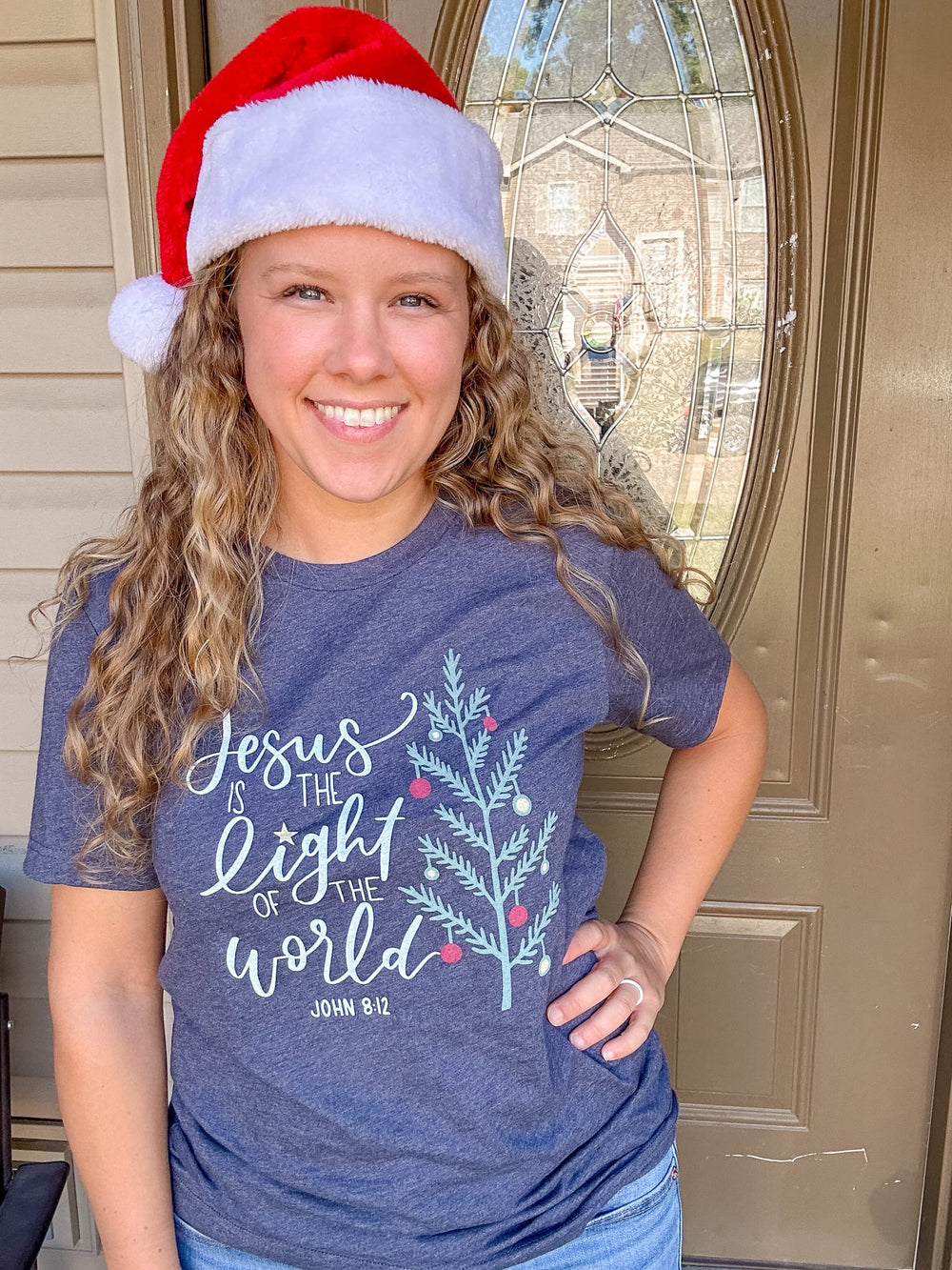 ellyandgrace 3001C Jesus is the Light Multicolor Unisex Shirt