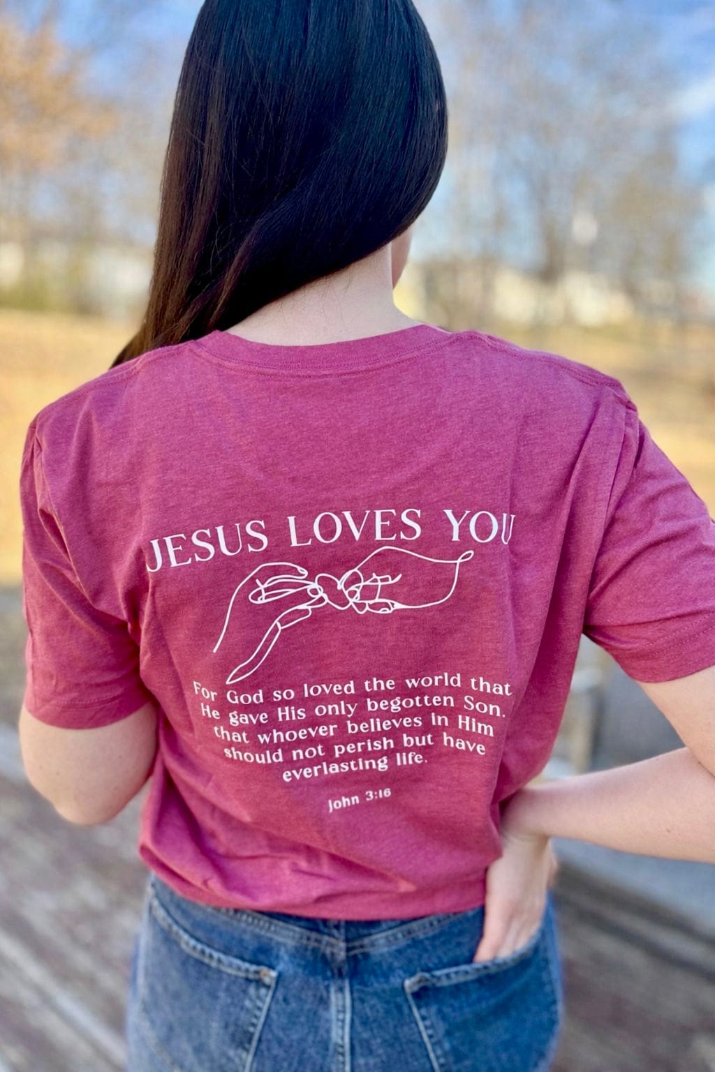 ellyandgrace 3001C JLY (Jesus Loves You) Unisex Shirt