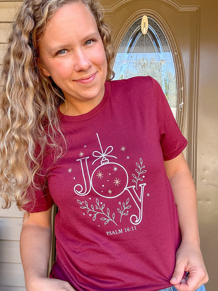 ellyandgrace 3001C Joy Multicolor Unisex Shirt