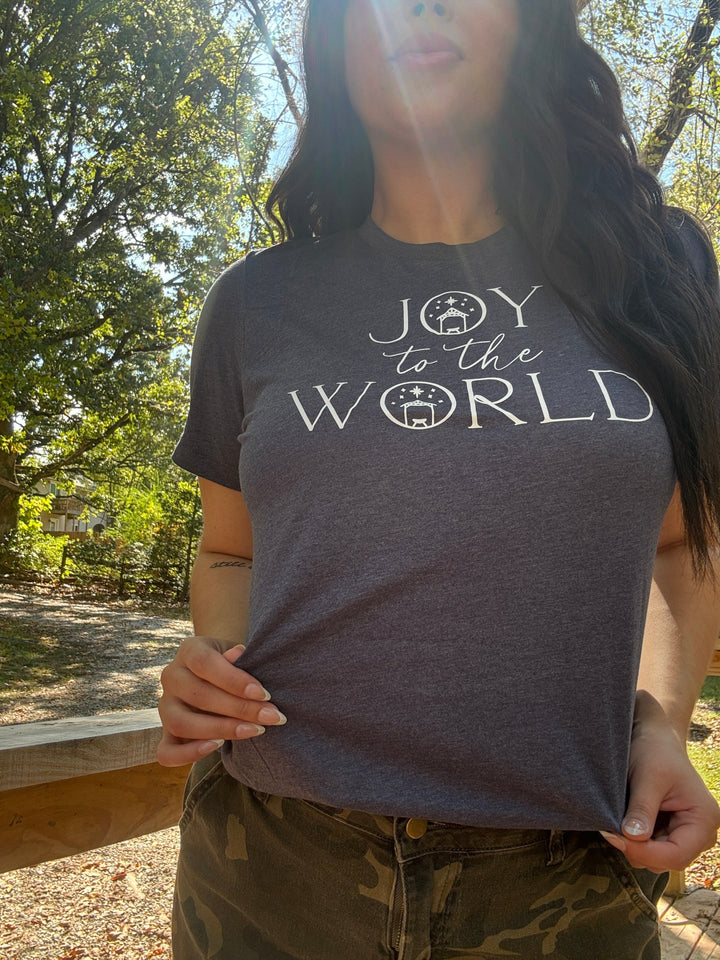 ellyandgrace 3001C Joy to the World 2025 Unisex Shirt