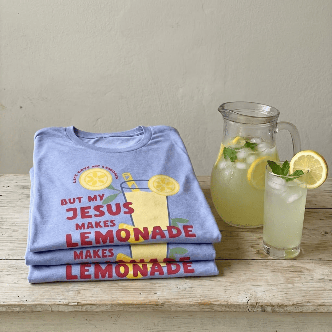 ellyandgrace 3001C Life Gave Me Lemons Multicolor Unisex Shirt