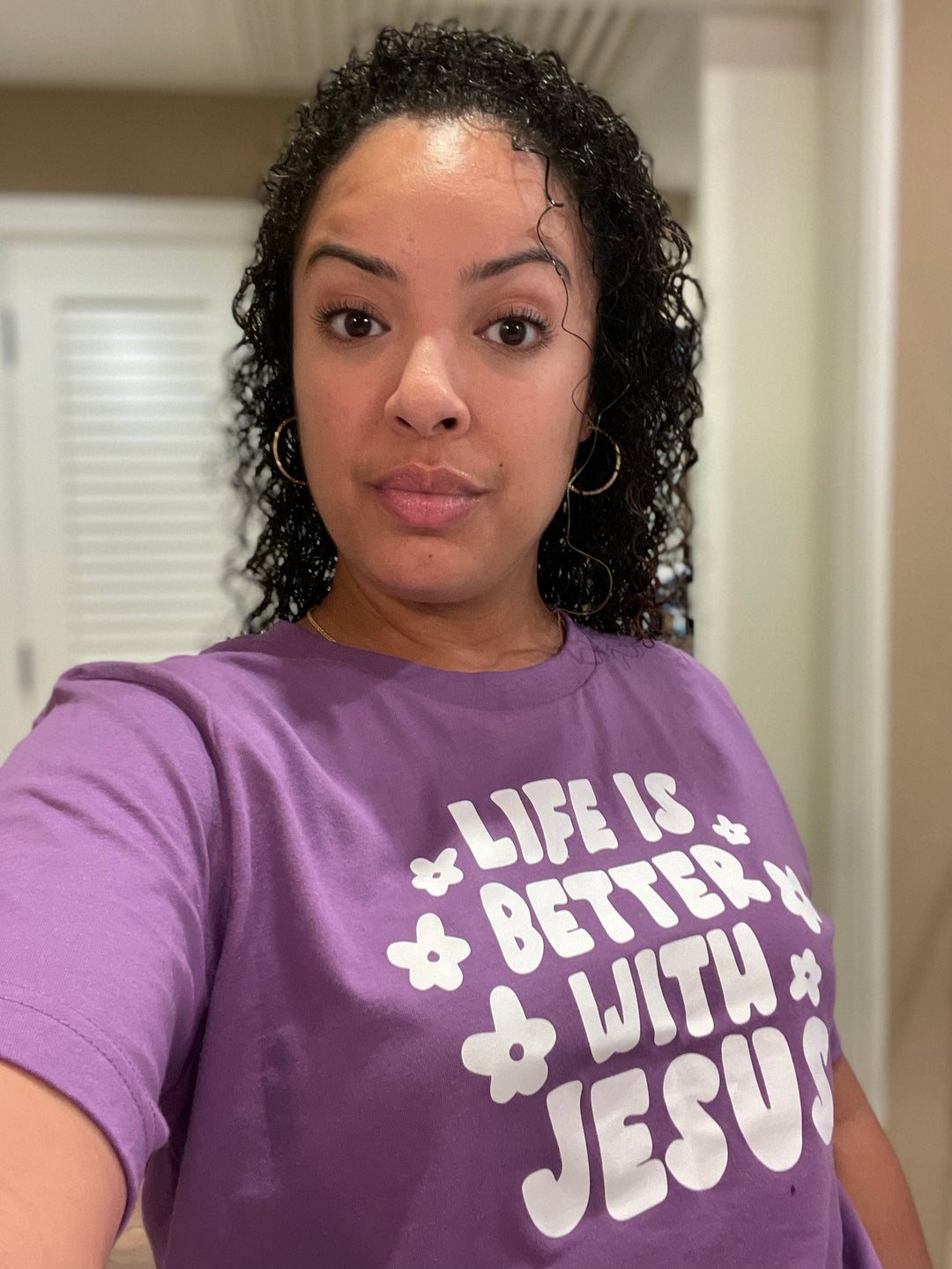 ellyandgrace 3001C Life Is Better With Jesus Unisex Shirt