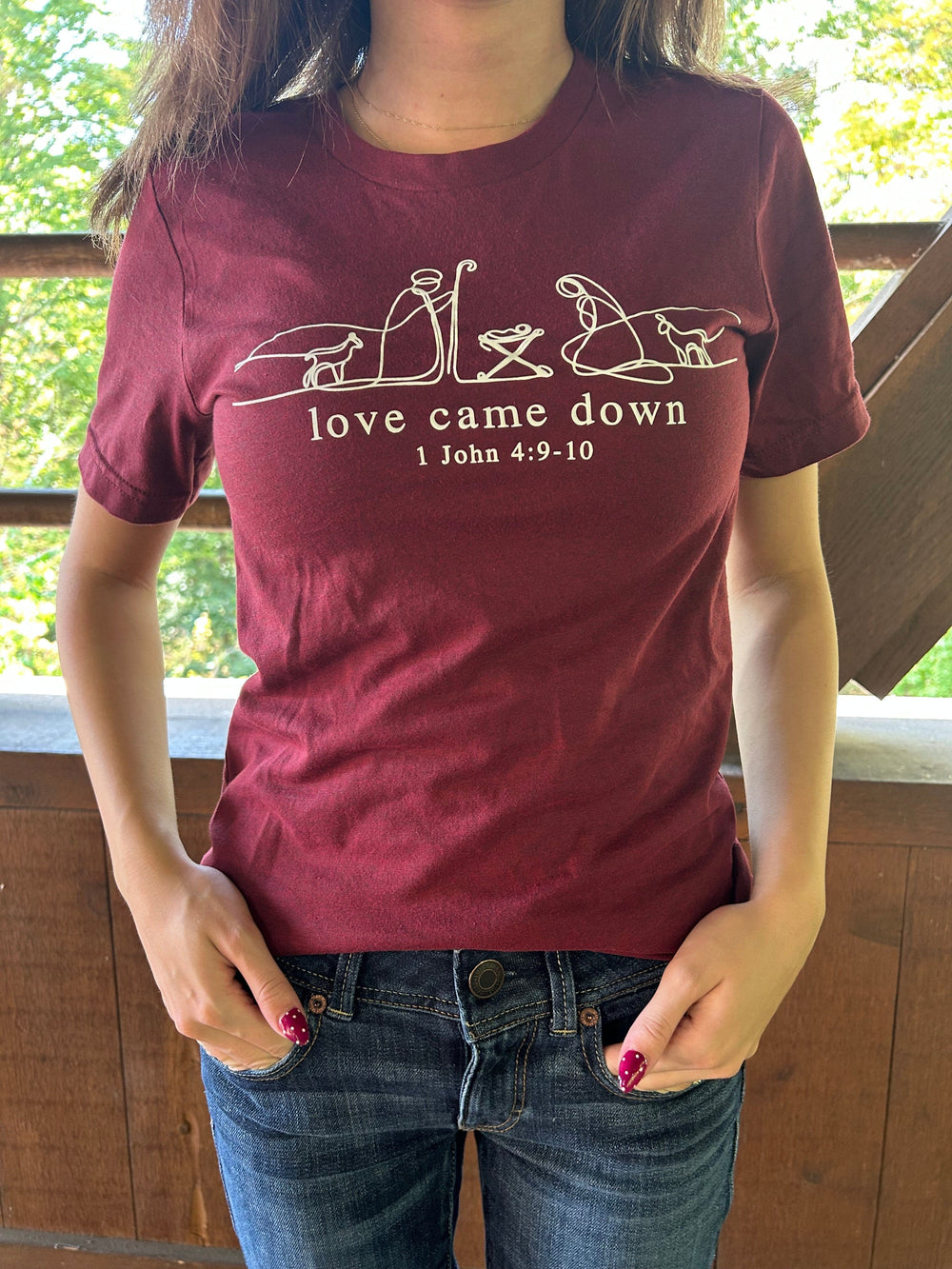 ellyandgrace 3001C Love Came Down 2025 Unisex Shirt
