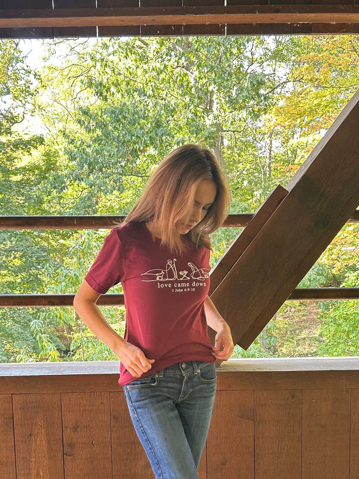 ellyandgrace 3001C Love Came Down 2025 Unisex Shirt