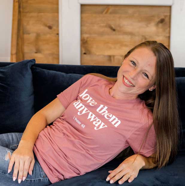 ellyandgrace 3001C Love Them Anyway Unisex Shirt