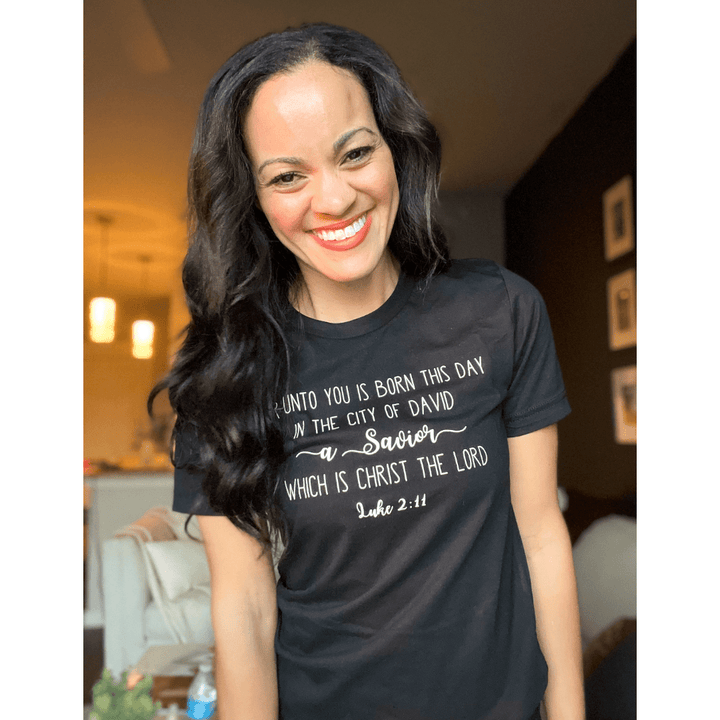ellyandgrace 3001C Luke 2:11 Unisex Shirt