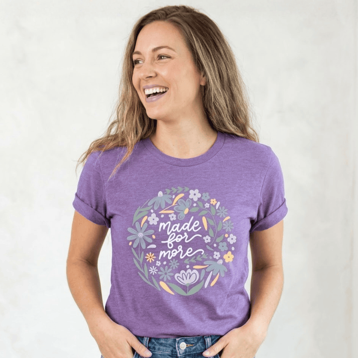 ellyandgrace 3001C Made For More Multicolor Unisex Shirt