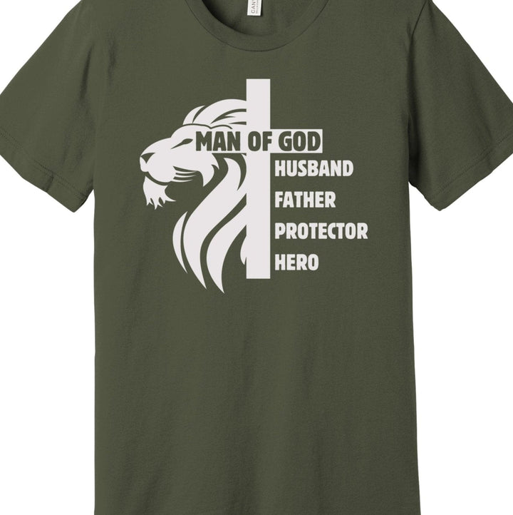 ellyandgrace 3001C Man Of God Men's Unisex Shirt