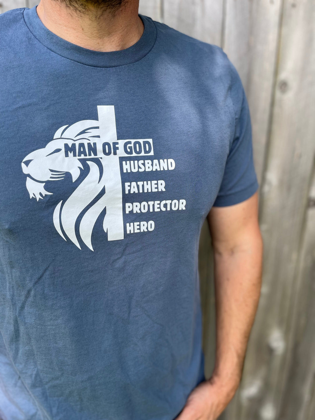 ellyandgrace 3001C Man Of God Men's Unisex Shirt