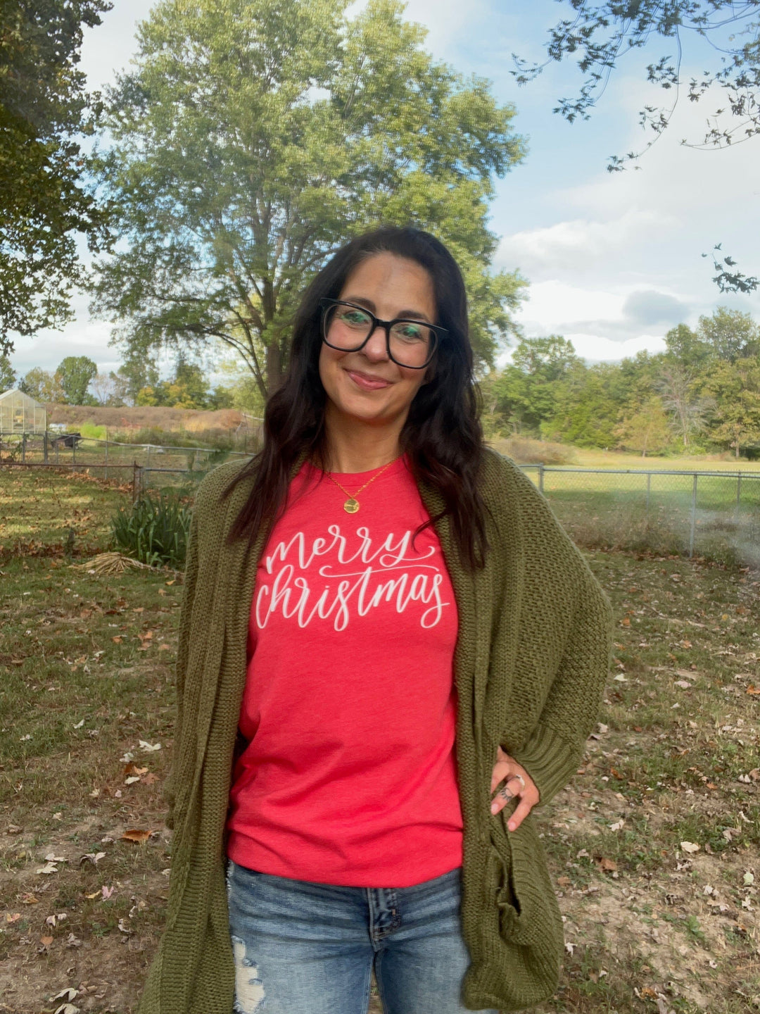ellyandgrace 3001C Merry Christmas Unisex Shirt