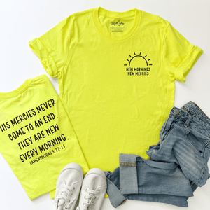 New Morning New Mercies Unisex Neon Shirt