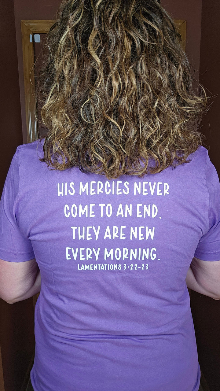 ellyandgrace 3001C New Morning New Mercies Unisex Shirt