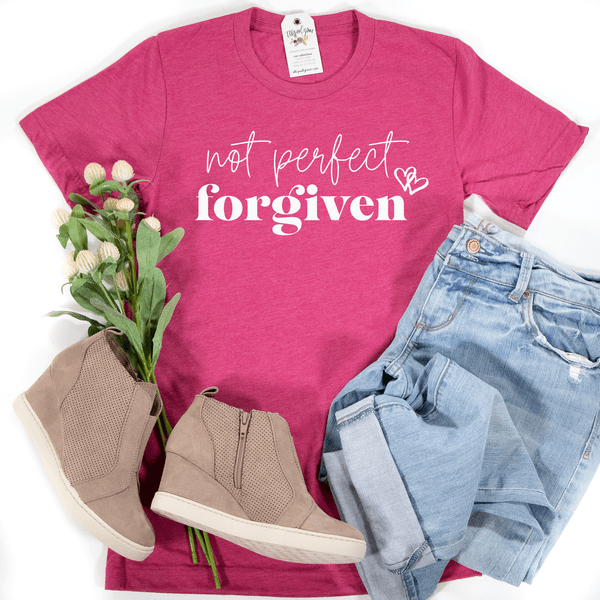 ellyandgrace 3001C Not Perfect Forgiven Unisex Shirt