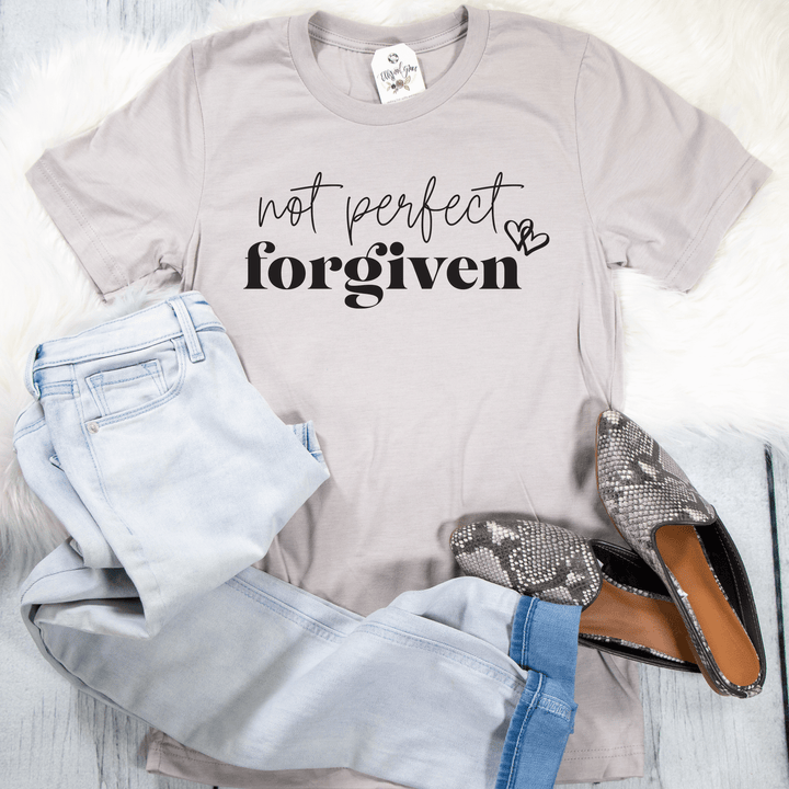 ellyandgrace 3001C Not Perfect Forgiven Unisex Shirt