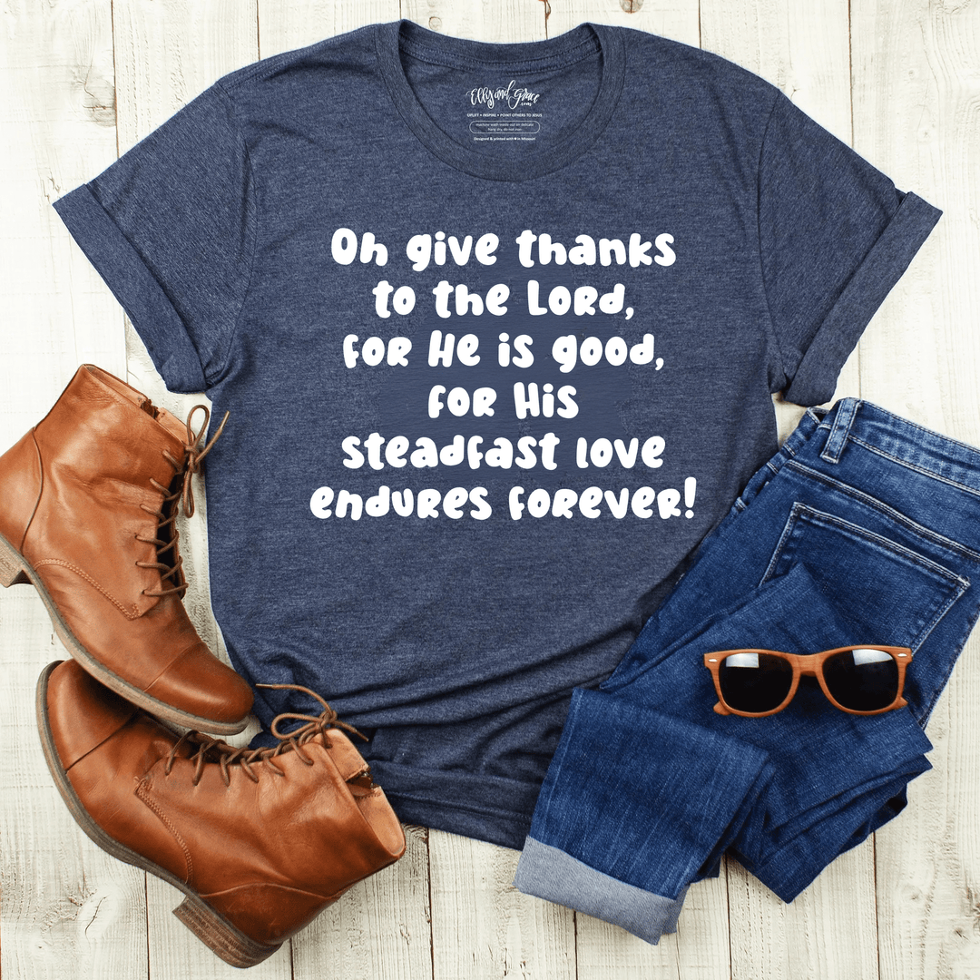ellyandgrace 3001C O Give Thanks Unisex Shirt
